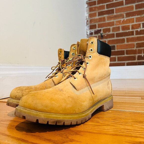 Timberlands Men’s 11.5 Suede Leather Boots 400 Gram Primaloft Nubuck Waterproof - Picture 2 of 16